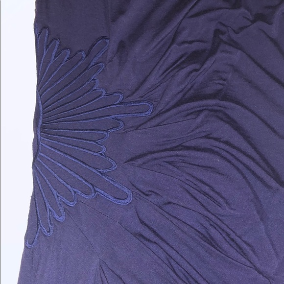 Catherine Malandrino Navy Ruched Dress - Picture 6 of 7